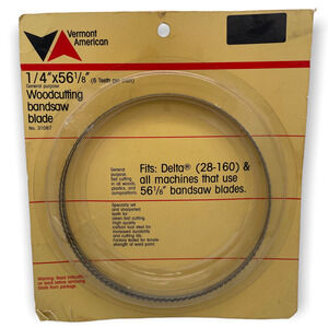 Vermont American Bandsaw Blade 31087 1/4" Fits 56 1/8" Saws New Made In USA